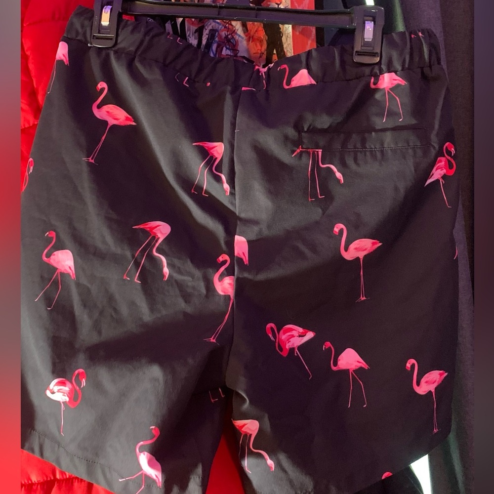 SHEIN Black Garment with Pink Accent